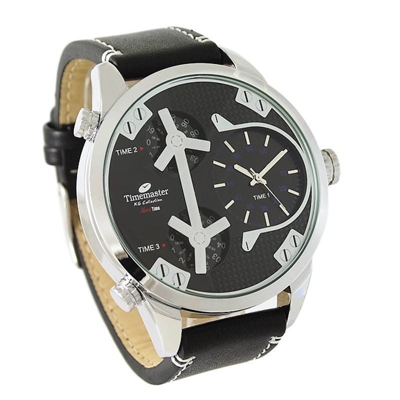 200/02 Zegarek Męski Timemaster Trzy Czasy