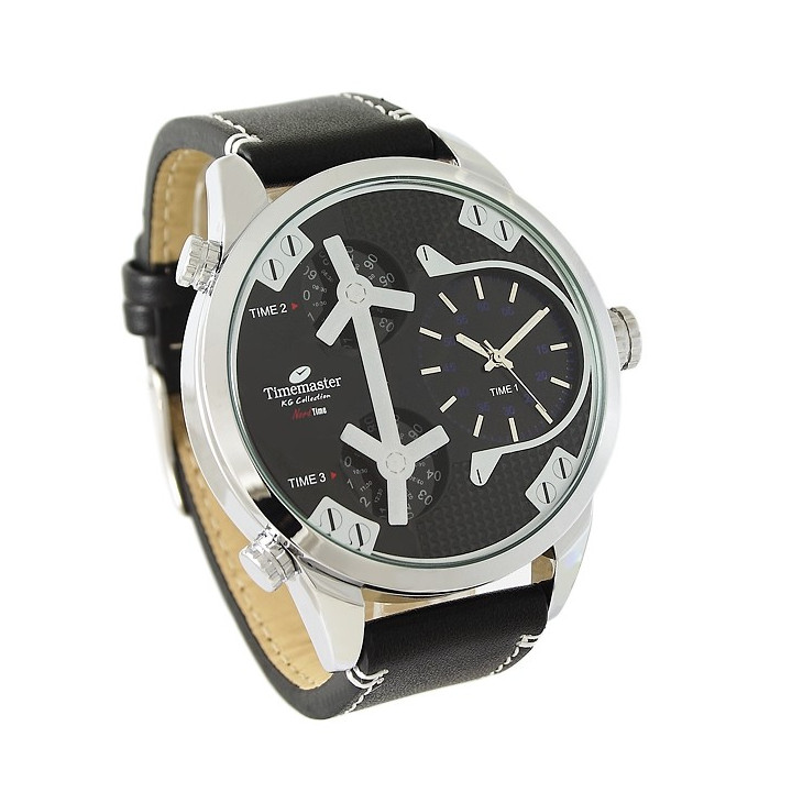 200/02 Zegarek Męski Timemaster Trzy Czasy