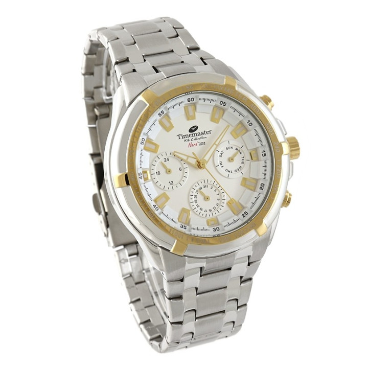 195/09 Zegarek Męski Timemaster Stal Multidata