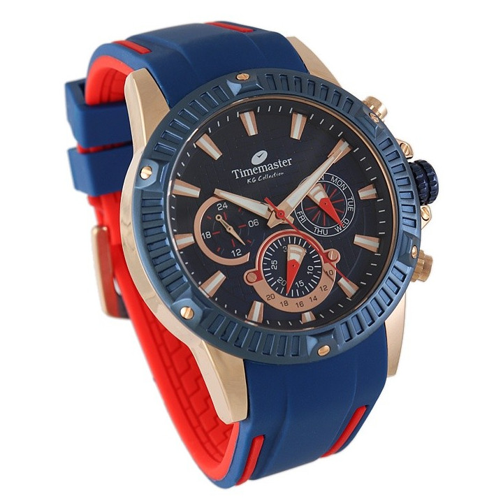 215/08 Zegarek Męski Timemaster Multidata Silicon