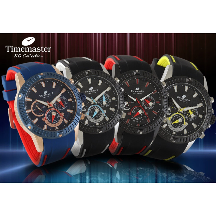 215/09 Zegarek Męski Timemaster Multidata Silicon