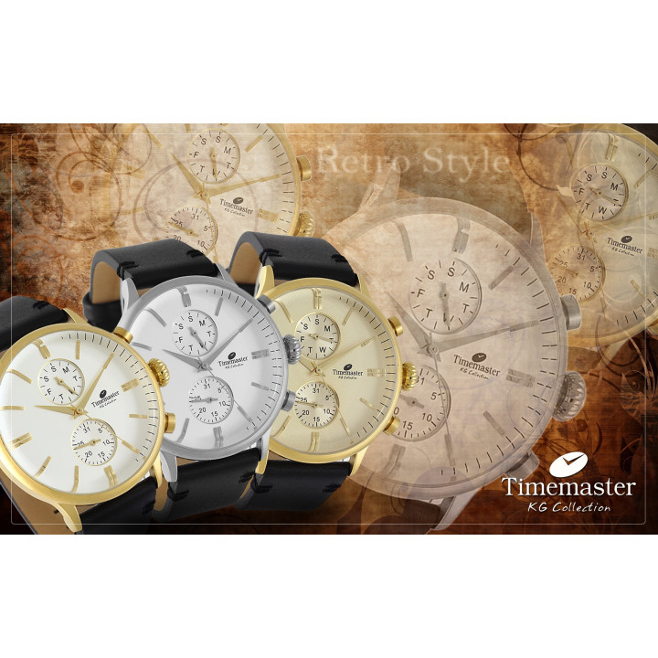 242/03 Zegarek Męski Timemaster Multidata Retro