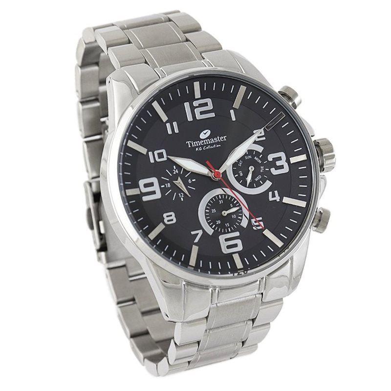 229/18 Zegarek Męski Timemaster Multidata Bransoleta