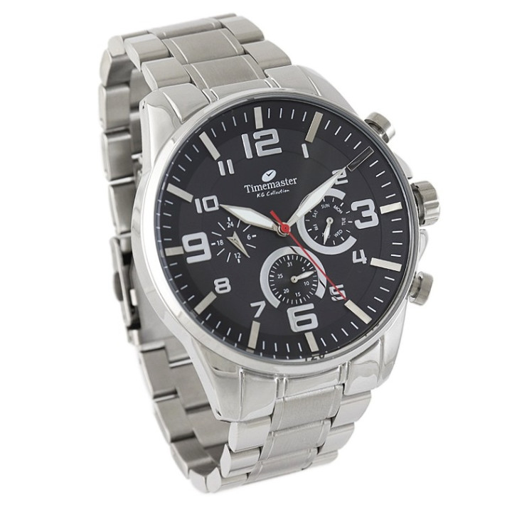 229/18 Zegarek Męski Timemaster Multidata Bransoleta