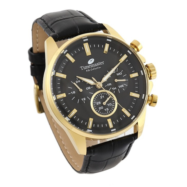 271/03 Zegarek Męski Timemaster Skóra Naturalna