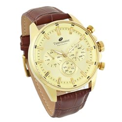271/05 Zegarek Męski Timemaster Skóra Naturalna