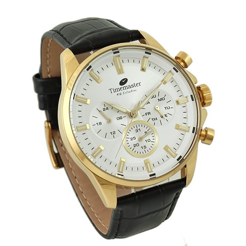 271/06 Zegarek Męski Timemaster Skóra Naturalna