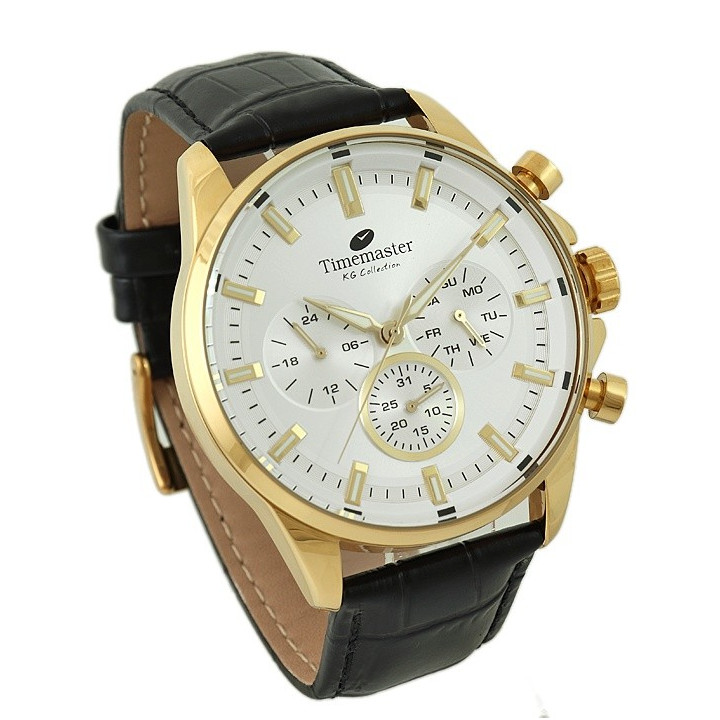 271/06 Zegarek Męski Timemaster Skóra Naturalna