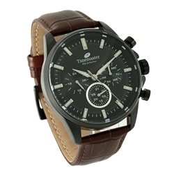 271/07 Zegarek Męski Timemaster Skóra Naturalna