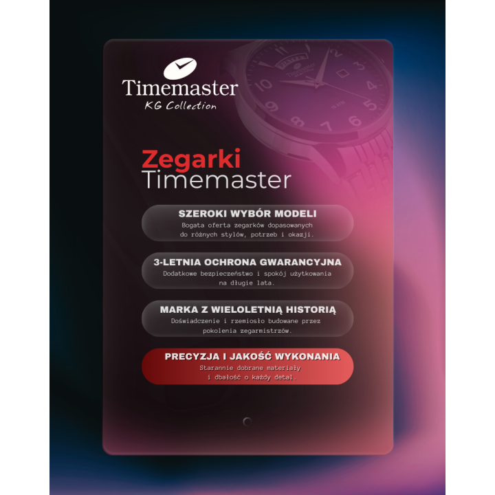 178/103 Damski Zegarek Timemaster na Bransolecie