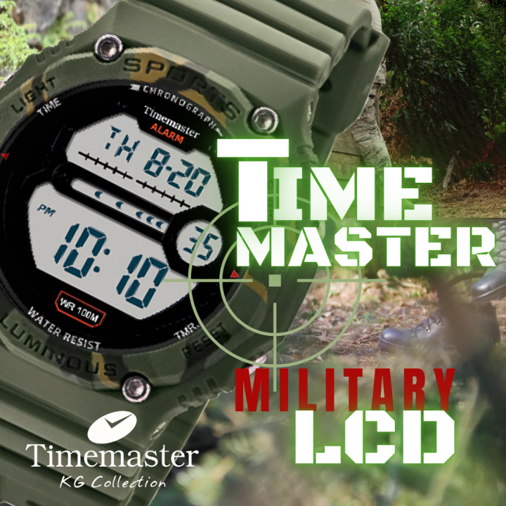 Timemaster 008/22 – sportowy męski zielony | dobrezegarki.pl