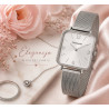 259/06 Timemaster – zegarek damski kwadratowy, stalowa bransoleta mesh