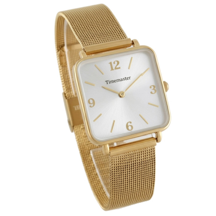 Timemaster 259/07 – damski kwadrat złoty | dobrezegarki.pl