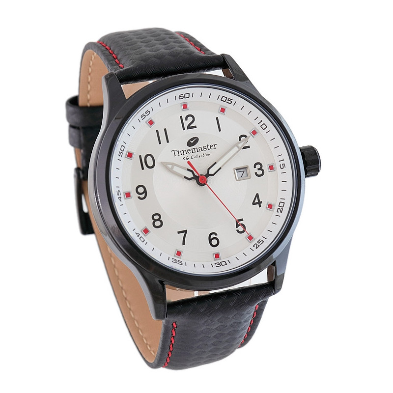 Timemaster 276/07 – męski czarny sportowy | dobrezegarki.pl