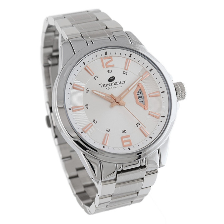 Timemaster 272/09 – zegarek męski srebro | dobrezegarki.pl